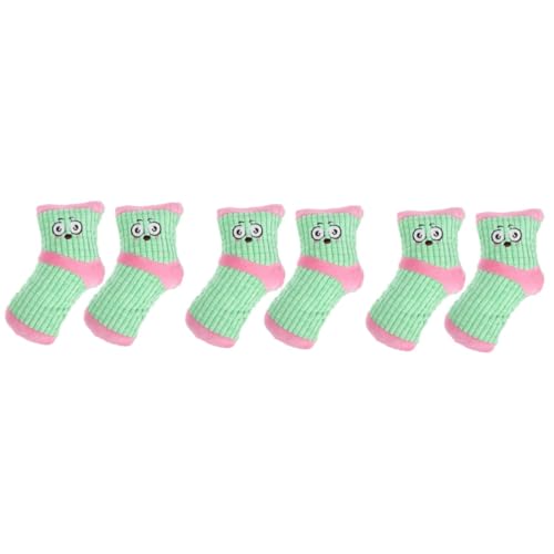 Sosoport 6stücke Cartoon Plüschsocken Hundespielzeug Interaktives Quietschendes Kauspielzeug Für Kleine Hunde Zum Kauen Für Zähneputzen Für Drinnen Und Draußen von Sosoport