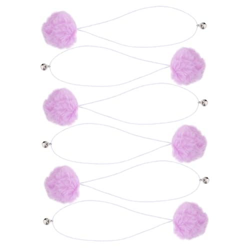 Sosoport 6 Stück Ersatzball Für Kratzbäume Für Katzen Kratzbaumzubehör Für Katzen Ersatzballspielzeug Für Katzen Neckender Katzenball Hängende Katzenteaserball Katze Jagt Ball Plüsch Violet Sosoport 6 Stück Ersatzball Für Kratzbäume Für Katzen Kratzbaumzubehör Für Katzen Ersatzballspielzeug Für Katzen Neckender Katzenball Hängende Katzenteaserball Katze Jagt Ball Plüsch Violet von Sosoport