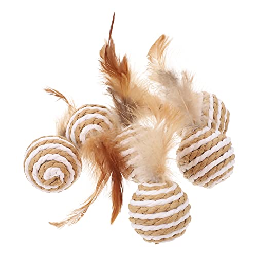 Sosoport Katzenspielzeug-Set 6 Stück Katzenspielzeug Bälle Kätzchenspielzeug Zum Kauen und Treten Sosoport Katzenspielzeug-Set 6 Stück Katzenspielzeug Bälle Kätzchenspielzeug Zum Kauen und Treten von Sosoport