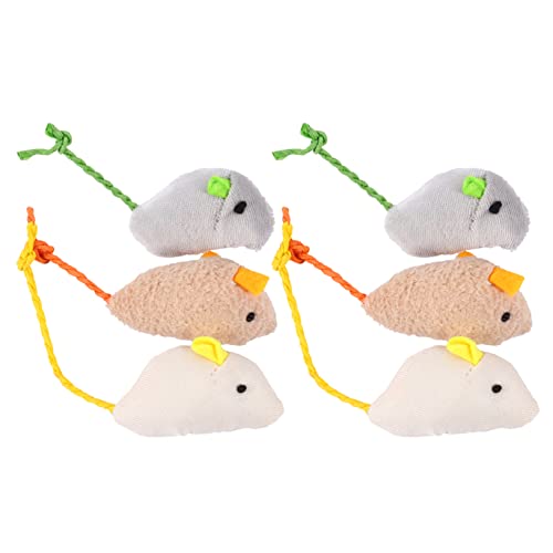 Sosoport 6 Stück Plüschmaus Katzenversorgung Künstliche Simulationsmaus Spielzeug Trainingsspielzeug Katzenspielzeug Katzenkauspielzeug Vergnügungsspielzeug Interaktives Sosoport 6 Stück Plüschmaus Katzenversorgung Künstliche Simulationsmaus Spielzeug Trainingsspielzeug Katzenspielzeug Katzenkauspielzeug Vergnügungsspielzeug Interaktives von Sosoport
