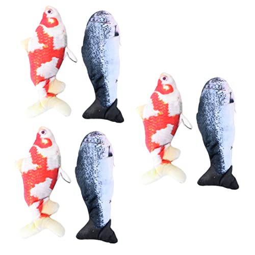 Sosoport 6 Stück Simulation Elektrischer Fisch Plüschfisch Spielzeug Haustier Katze Fischspielzeug Elektrisches Neckendes Katzenspielzeug Elektrischer Fischspielzeug Katze Simuliertes Sosoport 6 Stück Simulation Elektrischer Fisch Plüschfisch Spielzeug Haustier Katze Fischspielzeug Elektrisches Neckendes Katzenspielzeug Elektrischer Fischspielzeug Katze Simuliertes von Sosoport