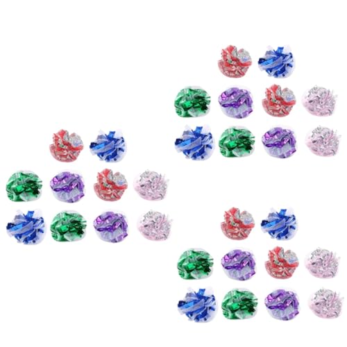 Sosoport 60 Stück Papierball Spitzenball Katzenknisterbälle Knisterbälle Für Spielzeug Katzenballspielzeug Katzenspielzeugbälle Sosoport 60 Stück Papierball Spitzenball Katzenknisterbälle Knisterbälle Für Spielzeug Katzenballspielzeug Katzenspielzeugbälle von Sosoport