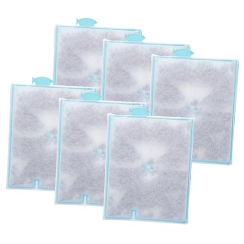 Sosoport 6St Filterelement für Aquarien Poolfilterpatrone-e tauchbarer Innenfilter wasserreiniger hauswasserfilter Wattepads Aquarium liefern Filter zum Austausch tragbar Filter Element von Sosoport