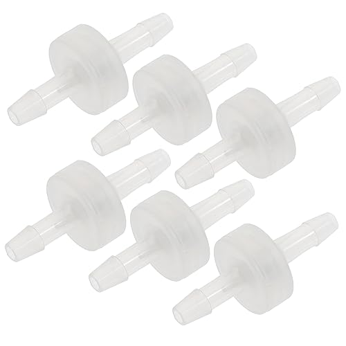 Sosoport 6stücke Inline Rückschlagventil Aus Kunststoff Einwegventil Für Aquarium Ozonwasser Und Flüssigkeiten Hochtemperaturbeständig Und Chemikalienresistent Für Heim Und Gewerbe Sosoport 6stücke Inline Rückschlagventil Aus Kunststoff Einwegventil Für Aquarium Ozonwasser Und Flüssigkeiten Hochtemperaturbeständig Und Chemikalienresistent Für Heim Und Gewerbe von Sosoport