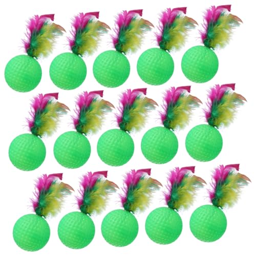 Sosoport Ball Für Katzen Mit Feder Katzenspielzeug Ball Federn 72 Stück Badminton Katzentrainingsspielzeug Katzenspielzeug Interaktives Spielzeug Für Katzen Neckereispielzeug Sosoport Ball Für Katzen Mit Feder Katzenspielzeug Ball Federn 72 Stück Badminton Katzentrainingsspielzeug Katzenspielzeug Interaktives Spielzeug Für Katzen Neckereispielzeug von Sosoport