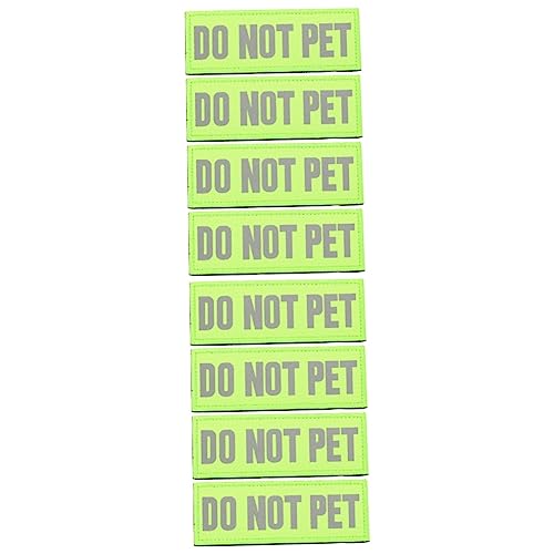 Sosoport 8 STK Dienst Hunde Reflective Security Weste Service-Tier-Patch kleines hundegeschirr schmücken Augenmaske Hundeflecken reflektierend reflektierende Patches für Diensthunde Welpen Sosoport 8 STK Dienst Hunde Reflective Security Weste Service-Tier-Patch kleines hundegeschirr schmücken Augenmaske Hundeflecken reflektierend reflektierende Patches für Diensthunde Welpen von Sosoport