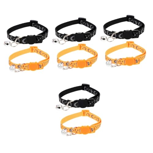 Sosoport 8stücke Reflektierendes Katzenhalsband Mit Glöckchen Und Hautfreundliches Für Katzen Farben Für Und Stil von Sosoport