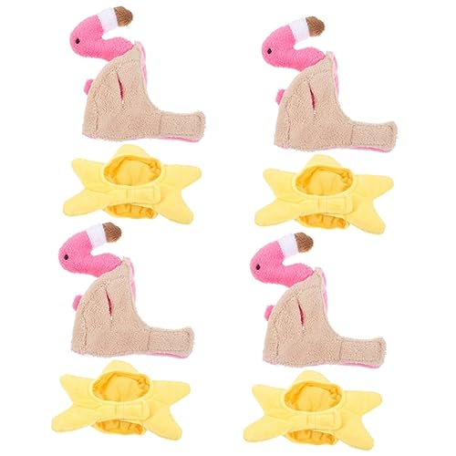 Sosoport 8stücke Cartoon Haustier Hut Für Hunde Und Katzen Niedliche Mütze Für Partys Sommer-Outfits Mit Farbenfrohem Design Und Bequemem Tragegefühl Für Fotos Und Besondere Anlässe von Sosoport