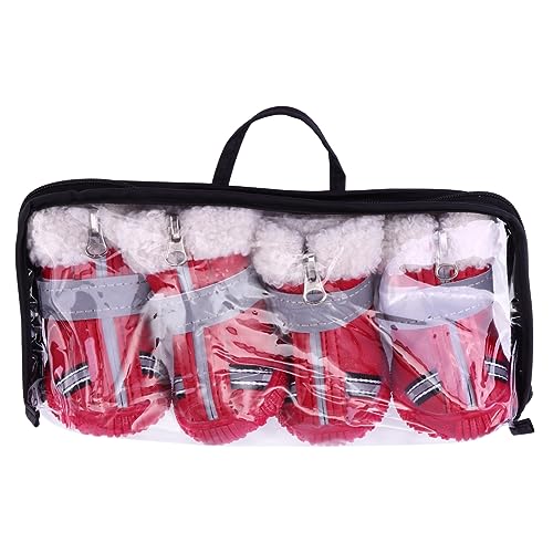 Sosoport 8 STK Herbst Winter Hundeschuhe Pfotenschutz für Haustiere Winterschuhe für Hunde Paws pfotenschutz Winterschuhe für Haustiere Hundestiefel der Hund Schuhschutz Baumwolle Sosoport 8 STK Herbst Winter Hundeschuhe Pfotenschutz für Haustiere Winterschuhe für Hunde Paws pfotenschutz Winterschuhe für Haustiere Hundestiefel der Hund Schuhschutz Baumwolle von Sosoport