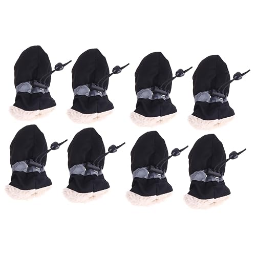 Sosoport 2 Sets Hundestiefel – Sohle Regenfeste Hundeschuhe Bequem Einfach Anzuziehen/Größe 1 4 Stück X 2 von Sosoport