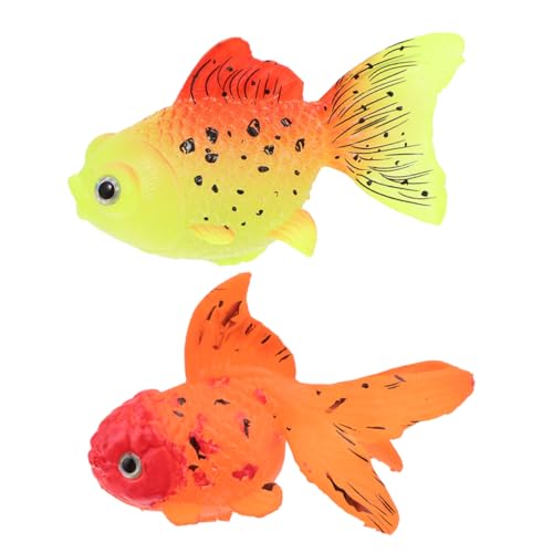 Sosoport 8 STK künstlicher Schwimmende Aquarienfische Dekor für zu Hause Aquarium Dekoration künstliche Fische Ornament bastelset Kinderversorgung entzückende Fischfigur Fischform von Sosoport