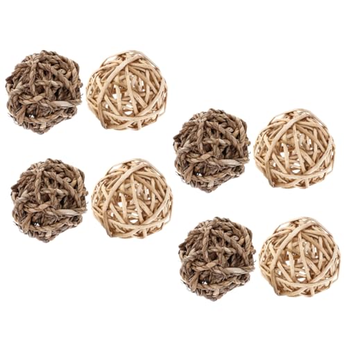 Sosoport Kauspielzeug Hasenzahn-kauspielzeug 8 Stück Kleintiere Handgemachtes Kauspielzeug Aus Stroh Und Weide Sosoport Kauspielzeug Hasenzahn-kauspielzeug 8 Stück Kleintiere Handgemachtes Kauspielzeug Aus Stroh Und Weide von Sosoport