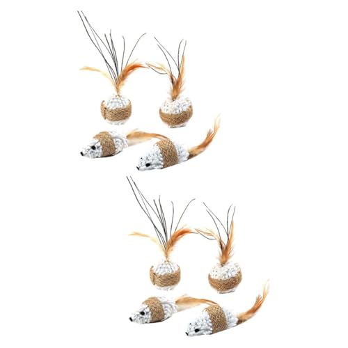 Sosoport 8stücke Teiliges Katzenspielzeug Plüsch Mäuse Bälle Für Interaktive Spielstunden Kreatives Spielzeug Zur Beschäftigung Von Katzen Und Kätzchen Robustes Und Ansprechendes Sosoport 8stücke Teiliges Katzenspielzeug Plüsch Mäuse Bälle Für Interaktive Spielstunden Kreatives Spielzeug Zur Beschäftigung Von Katzen Und Kätzchen Robustes Und Ansprechendes von Sosoport