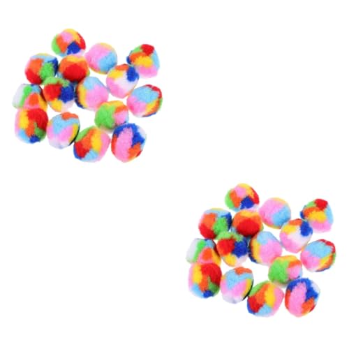 Sosoport 80 STK Trainingsball für Katzen interaktiver katzenball Health Kätzchen Spielzeug Plüschfigur Spielzeug Haustier Spielzeug Katzen-Regenbogenbälle, Spielzeug für Hauskatzen kauen Sosoport 80 STK Trainingsball für Katzen interaktiver katzenball Health Kätzchen Spielzeug Plüschfigur Spielzeug Haustier Spielzeug Katzen-Regenbogenbälle, Spielzeug für Hauskatzen kauen von Sosoport