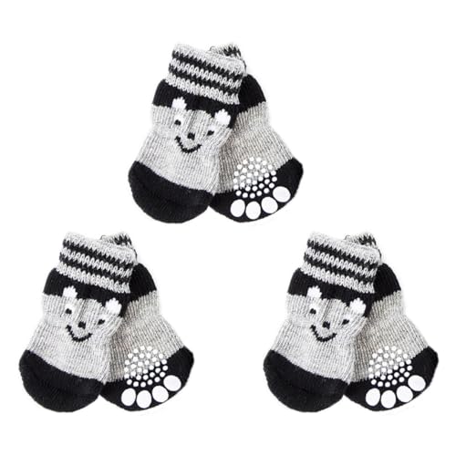 Sosoport 3er-Set Schuhe Für Hundepfoten Warme Hundesocken Haustierschuhe – Hundesocken-Set 3 Paar X 3 Sosoport 3er-Set Schuhe Für Hundepfoten Warme Hundesocken Haustierschuhe – Hundesocken-Set 3 Paar X 3 von Sosoport