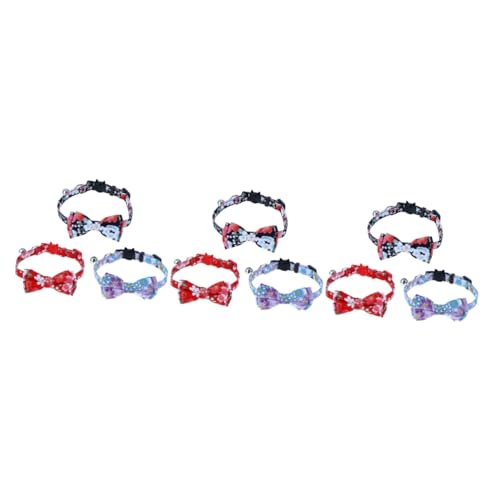 Sosoport 3er-Sets Schicke Katzenhalsbänder Mit Fliege Und Glöckchen Atmungsaktiv Verstellbar Für Katzen Und Kätzchen 3 Stück X 3 Sosoport 3er-Sets Schicke Katzenhalsbänder Mit Fliege Und Glöckchen Atmungsaktiv Verstellbar Für Katzen Und Kätzchen 3 Stück X 3 von Sosoport
