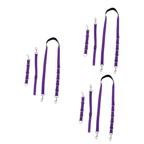 Sosoport 9 STK Haustierpflegeseil Hundekamm Hundeshampoo Zubehörteil Schlauch Weste pet Grooming hundegurt Welpengeschirr Gürtel Hundeschlupfleine Hundepflegezubehör Polypropylen Violett Sosoport 9 STK Haustierpflegeseil Hundekamm Hundeshampoo Zubehörteil Schlauch Weste pet Grooming hundegurt Welpengeschirr Gürtel Hundeschlupfleine Hundepflegezubehör Polypropylen Violett von Sosoport