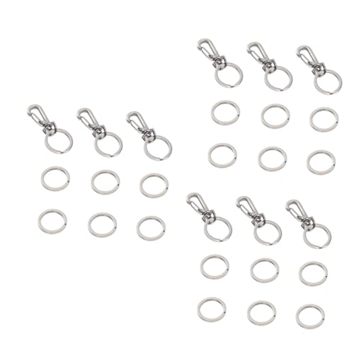Sosoport 9 Sets Hundemarken-Clip Für Haustier-id-Tag Mit Edelstahl-Halsband-zubehör Sosoport 9 Sets Hundemarken-Clip Für Haustier-id-Tag Mit Edelstahl-Halsband-zubehör von Sosoport