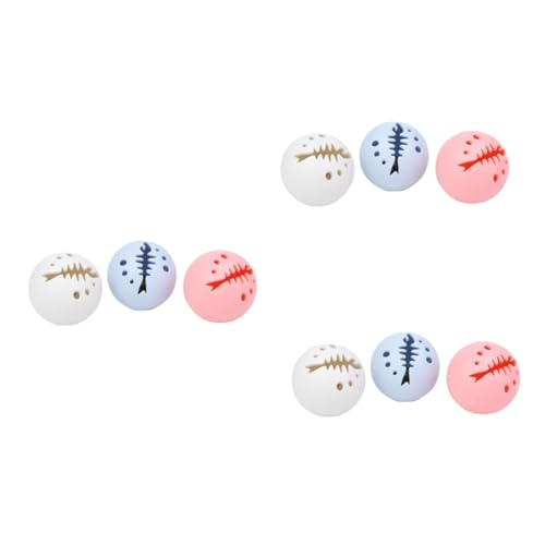 Sosoport 9 Stück Kätzchen Glockenbälle Ball Für Katzen Glockenspielzeug Für Katzen Sosoport 9 Stück Kätzchen Glockenbälle Ball Für Katzen Glockenspielzeug Für Katzen von Sosoport