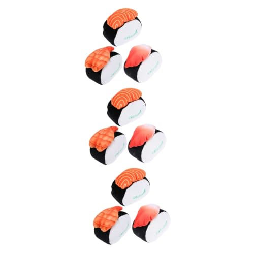 Sosoport 9 Stück Katzen Sushi Spielzeug Katzenminze Plüschspielzeug Katzenspielzeug Katzen Quietschspielzeug Katzenminze Spielzeug Katzenbiss Spielzeug Katzenminze Molarenspielzeug Sosoport 9 Stück Katzen Sushi Spielzeug Katzenminze Plüschspielzeug Katzenspielzeug Katzen Quietschspielzeug Katzenminze Spielzeug Katzenbiss Spielzeug Katzenminze Molarenspielzeug von Sosoport