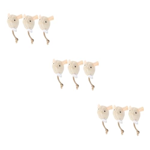 Sosoport Spielzeug Katzen 9 Stück Katzenspielzeug Haustierspielzeug Katzen Teaser Katzenspielzeug Mäuse Spielzeug Plüschmäuse Katze Plüsch Sosoport Spielzeug Katzen 9 Stück Katzenspielzeug Haustierspielzeug Katzen Teaser Katzenspielzeug Mäuse Spielzeug Plüschmäuse Katze Plüsch von Sosoport