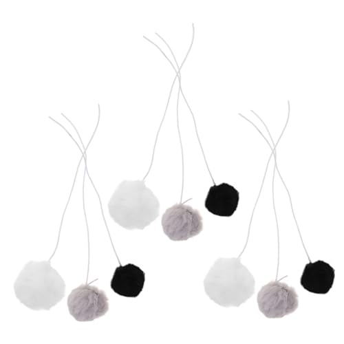 Sosoport 9st Katzenkratzbaum-plüschball Katzenspielzeug Für Haustiere Kätzchen Kugelspielzeug Indoor- Spielbälle Neckende Spielzeuge Bommel Sosoport 9st Katzenkratzbaum-plüschball Katzenspielzeug Für Haustiere Kätzchen Kugelspielzeug Indoor- Spielbälle Neckende Spielzeuge Bommel von Sosoport