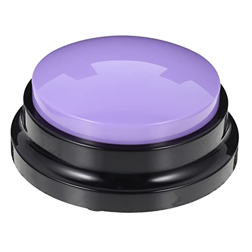 Sosoport -Sound-Taste Welpenklicker Hundegurt Für Den Hals Sprechende Haustierknöpfe Für Hunde Hund Spricht Taste Haustier-knöpfe Pet Sprechende Taste Welpenzahnen Hundeglocke Abs Violett von Sosoport