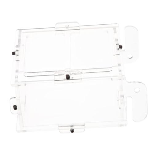 Sosoport Acryl-Feeder Fänger Futterspender Füttern Vogelkäfig Futterhalter Tablett Vogelhäuschen Fütterung Behälter Für Wassernahrung Krähe Vogelfutterautomat Für Käfig Tränke Transparent Sosoport Acryl-Feeder Fänger Futterspender Füttern Vogelkäfig Futterhalter Tablett Vogelhäuschen Fütterung Behälter Für Wassernahrung Krähe Vogelfutterautomat Für Käfig Tränke Transparent von Sosoport