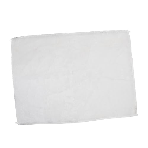 Sosoport Aquariendecke System Filtermedien Wasserfilter Bausatz Schwimmbad Deckel filterwatte Aquariumzubehör Aquarienpflege DIY-Filter Aquarienfilter Filter mit hoher Dichte Polyester Weiß von Sosoport