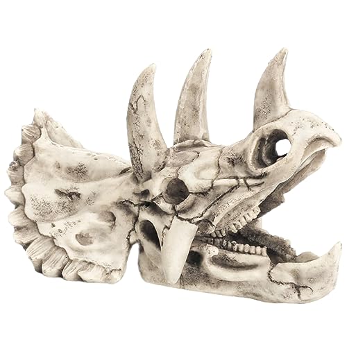 Sosoport Aquarium Dinosaur Skeleton Dekoration Resinschädel Ornament für Fischbecken Versteck für Garnelen und Fische Hochwertige Terrarium Deko Naturgetreu und Pflegeleicht Sosoport Aquarium Dinosaur Skeleton Dekoration Resinschädel Ornament für Fischbecken Versteck für Garnelen und Fische Hochwertige Terrarium Deko Naturgetreu und Pflegeleicht von Sosoport