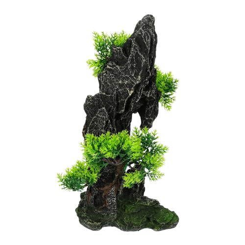 Sosoport Aquarium Dekoration Fisch Tank Landschaftsornament Resin Simulation Für Aquarien Und Teiche Für Natürliche Unterwasserumgebungen von Sosoport