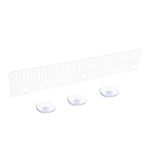 Sosoport Aquarium Überlauf Comb Transparente Trennwand Für Fischbecken Mit Saugnäpfen Material Einfach Zu Reinigen Warten Für Aquarienliebhaber von Sosoport