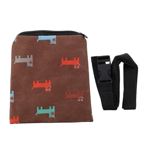 Sosoport Bauchtasche Für Hundetraining Beutel Behandeln Tasche Für Hundeleckereien Tasche Für Tiernahrung Tasche Für Haustiertrainer Hundebehandlungstasche Coffee Stoff (Polyester) von Sosoport