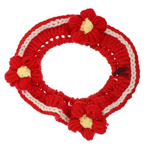 Sosoport Dekoratives Hundehalsband Katzenhalsband Mit Blumenmotiv Wiederverwendbares Welpenhalsband von Sosoport