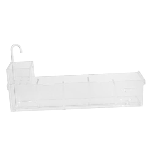 Sosoport Box Aquariumfilter Wasserfallfilter Stilles Aquarium Brüterei Aquarium Zubehör Aquarium Reinigung Aquarium Zubehör Fischzucht Wassertank Acryl Dreifach von Sosoport