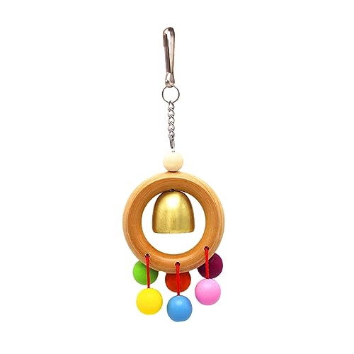 Sosoport Pet Parrot Beads Bells Spielzeug Buntes Kauspielzeug Für Kleine Und Mittlere Vögel Hängendes Trainingsspielzeug Für Wellensittiche Nymphensittiche Und Papageien von Sosoport