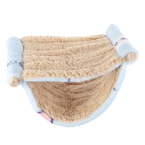 Sosoport Doppellagiges Hängematten-schlafnest Zarte Hamsterhängematte Hamsterhängematte Vogelhängemattenhütte Plüsch Hängendes Haustierbett Graues Käfighamster Flanell Sky-Blue Sosoport Doppellagiges Hängematten-schlafnest Zarte Hamsterhängematte Hamsterhängematte Vogelhängemattenhütte Plüsch Hängendes Haustierbett Graues Käfighamster Flanell Sky-Blue von Sosoport