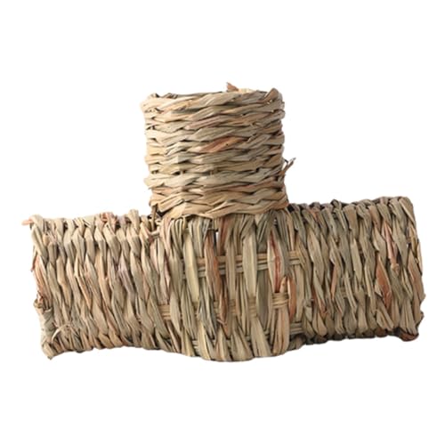 Sosoport Hamster Tunnel Spielzeug Aus Natürlichem Gras Für Hamster Zwerghamster Und Meerschweinchen Fördert Bewegung Und Spielspaß Sicher Und Langlebig von Sosoport