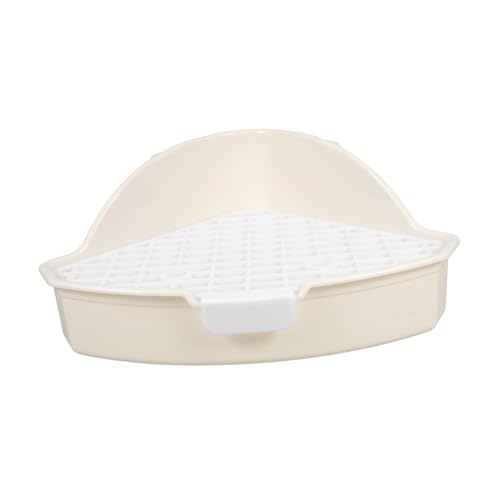 Sosoport Ecktoilette für Kleintiere Rabbit Triangle Potty für Kaninchen Meerschweinchen Hamster Praktische und Platzsparende Toilette mit Großem Fassungsvermögen Sosoport Ecktoilette für Kleintiere Rabbit Triangle Potty für Kaninchen Meerschweinchen Hamster Praktische und Platzsparende Toilette mit Großem Fassungsvermögen von Sosoport