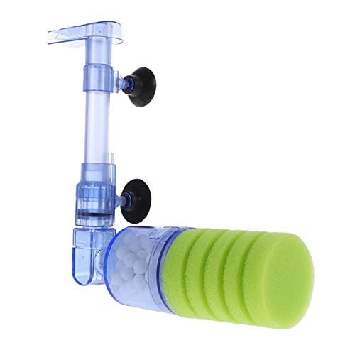 Sosoport Filter für Fischbecken Filter für Haustierbrunnen Abs Pumps Aquarium Pumpe wasserreiniger hauswasserfilter Biologischer Filter Biofilter Aquarienfilter Schwammfilter Plastik Blue von Sosoport
