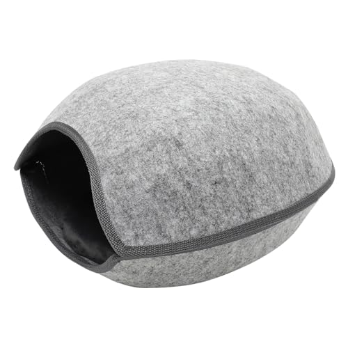 Sosoport Fischmaulfilz-katzenstreu Atmungsaktives Hundenest Gehäuse Katzenkäfig Katzenminze Frettchen Katzenhaus Aus Filz Kätzchen Möbel Runde Katzenbett Weiden Tür Filzstoff Light Grey Sosoport Fischmaulfilz-katzenstreu Atmungsaktives Hundenest Gehäuse Katzenkäfig Katzenminze Frettchen Katzenhaus Aus Filz Kätzchen Möbel Runde Katzenbett Weiden Tür Filzstoff Light Grey von Sosoport