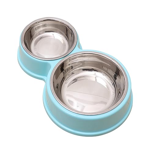 Sosoport Hundenapf Edelstahl Dual Pet Feeder Erhöhte Schüssel für Welpen Katzen Katzen Sosoport Hundenapf Edelstahl Dual Pet Feeder Erhöhte Schüssel für Welpen Katzen Katzen von Sosoport