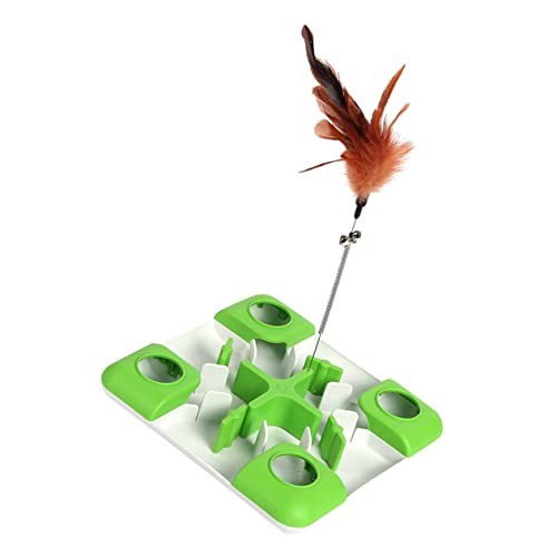 Sosoport Haushaltskatze Teaser Spielzeug Abriebfestes Interaktives Futterspielzeug Für Katzen Interessantes Maze-Design Zur Der Intelligenz Für Sicheres Spielen Sosoport Haushaltskatze Teaser Spielzeug Abriebfestes Interaktives Futterspielzeug Für Katzen Interessantes Maze-Design Zur Der Intelligenz Für Sicheres Spielen von Sosoport