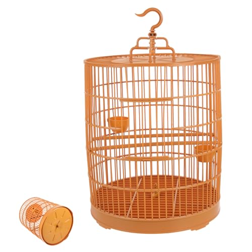 Sosoport Gelber Nesting Chicken Feeder Wild Bird Feeder Kunststoff Hängendes Vogelhäuschen von Sosoport