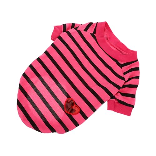 Sosoport Hundeshirt Aus Atmungsaktiver Baumwolle Gestreiftes T-Shirt Für Hunde Und Welpen XL Für Reisen Partys Und Fotoshootings Sosoport Hundeshirt Aus Atmungsaktiver Baumwolle Gestreiftes T-Shirt Für Hunde Und Welpen XL Für Reisen Partys Und Fotoshootings von Sosoport