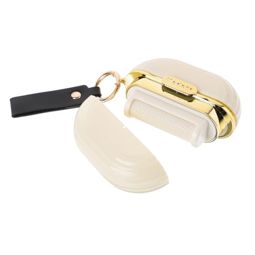 Sosoport Haarentfernungsgerät Tierfell Hundehaarentferner Für Kleidung Geweih Klebriger Reiniger Reiseflusen Fusselrolle Wiederverwendbar Mini-kleberoller Flusenball Tragbar Block Beige Abs von Sosoport
