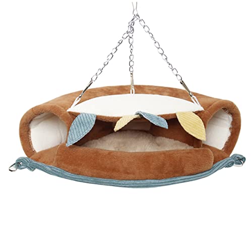 Sosoport Haustier Hängematte Hamster Bett Meerschweinchen Bettwäsche Eichhörnchen Bett Hamster Hideaway Pet Cradle von Sosoport