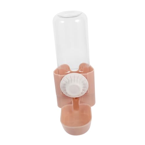 Sosoport Hängende Käfigtränke Haustier Meerschweinchenflasche Hund wasserflasche Spender nager trinkflasche nagetier trinkflasche hängende Wasserflasche Kaninchenfutter für Käfige pp Rosa von Sosoport