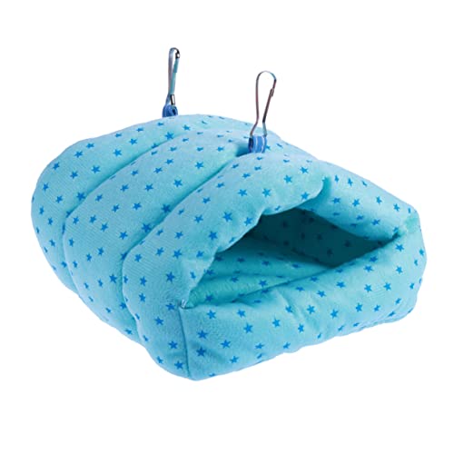 Sosoport Hängendes Hamsterhaus Für Kleine Tiere Gemütliches Winterbett Für Hamster Ratten Und Meerschweinchen Warmes Nest Im Käfig Mit Sternenprint Sosoport Hängendes Hamsterhaus Für Kleine Tiere Gemütliches Winterbett Für Hamster Ratten Und Meerschweinchen Warmes Nest Im Käfig Mit Sternenprint von Sosoport