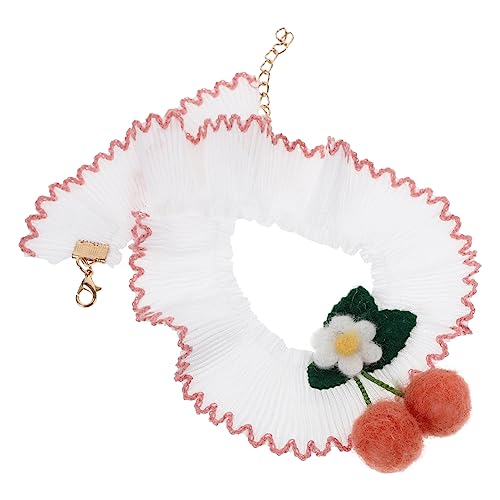Sosoport Luxuriöses Haustierhalsband Feine Handwerkskunst Hautfreundlich Für Kätzchen Und Welpen Dekoratives Hundehalsband Dauerhafte Farbe von Sosoport
